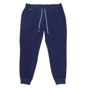 Figs Scrub Pants Women's Zamora Jogger Size XXL Navy Blue PO 2266